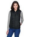Core 365 Embroidered Women's Prevail Packable Puffer Vest Thumb