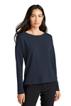 Mercer+Mettle Embroidered Women's Stretch Drop Shoulder Pullover Thumb