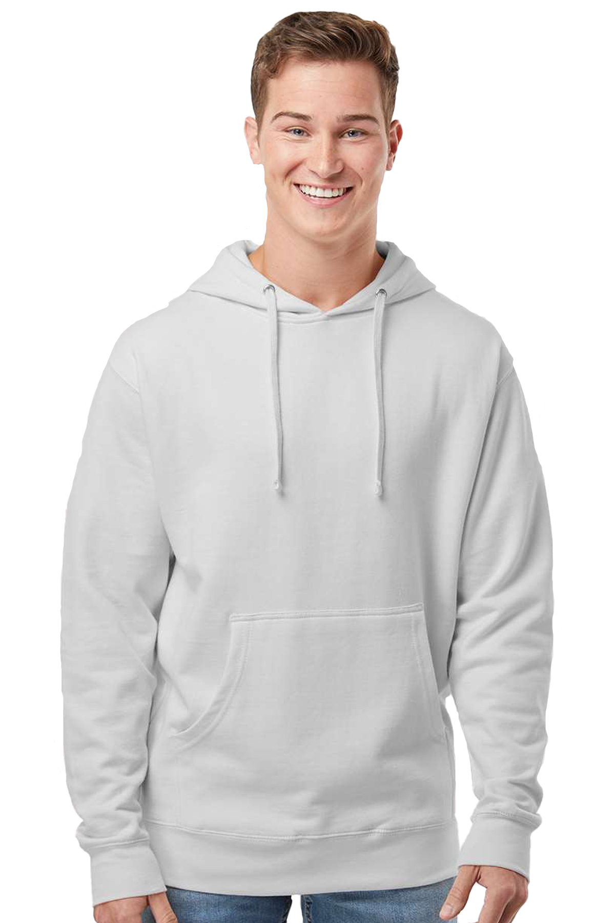 Men's Midweight Hooded Sweatshirt - Black main image 0