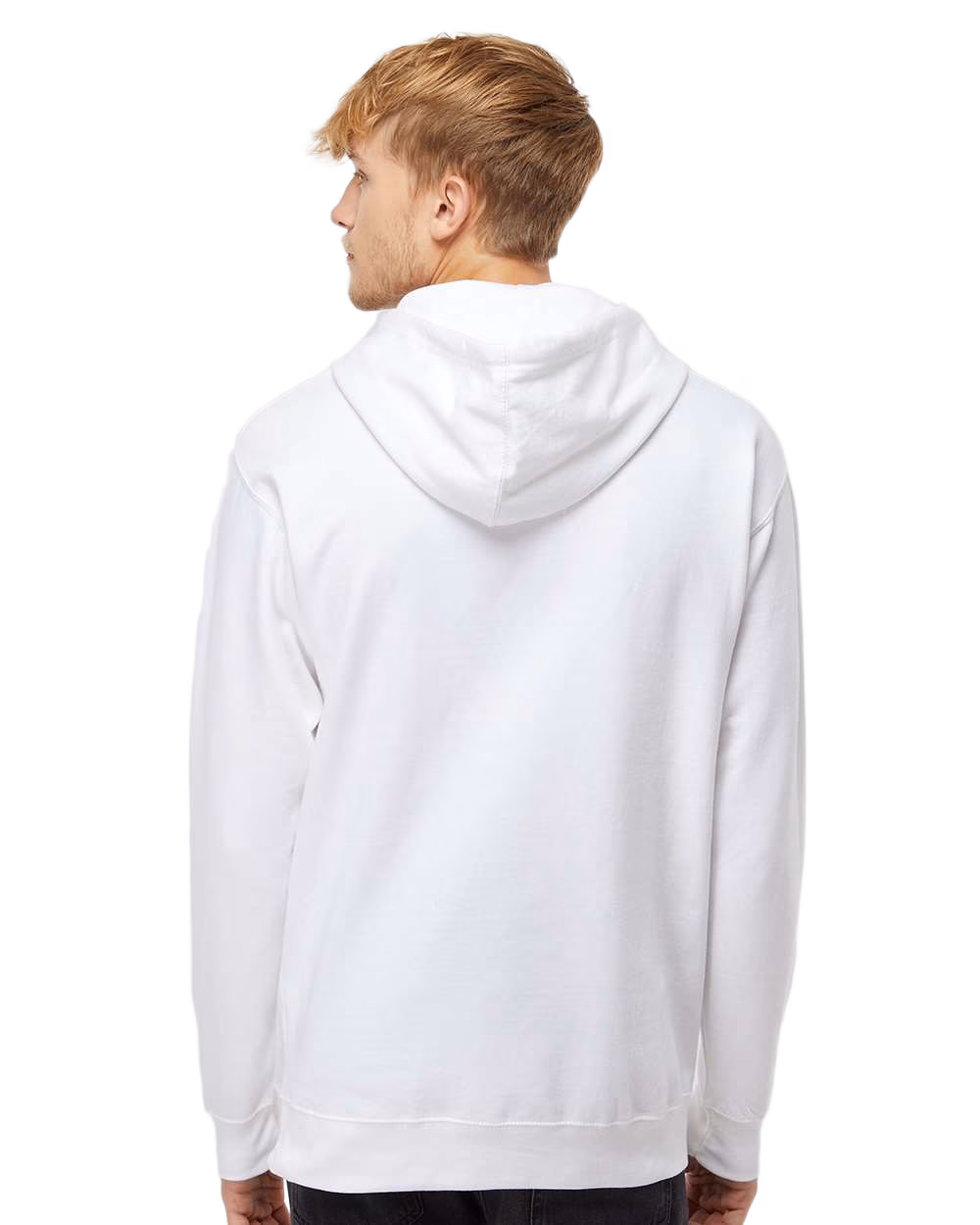 Independent Trading Co. Embroidered Men's Midweight Hooded Sweatshirt