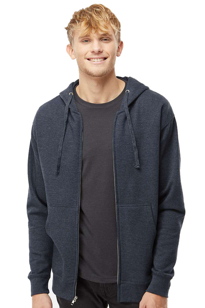 Independent Trading Co. Men's Printed Midweight Full-Zip Sweatshirt