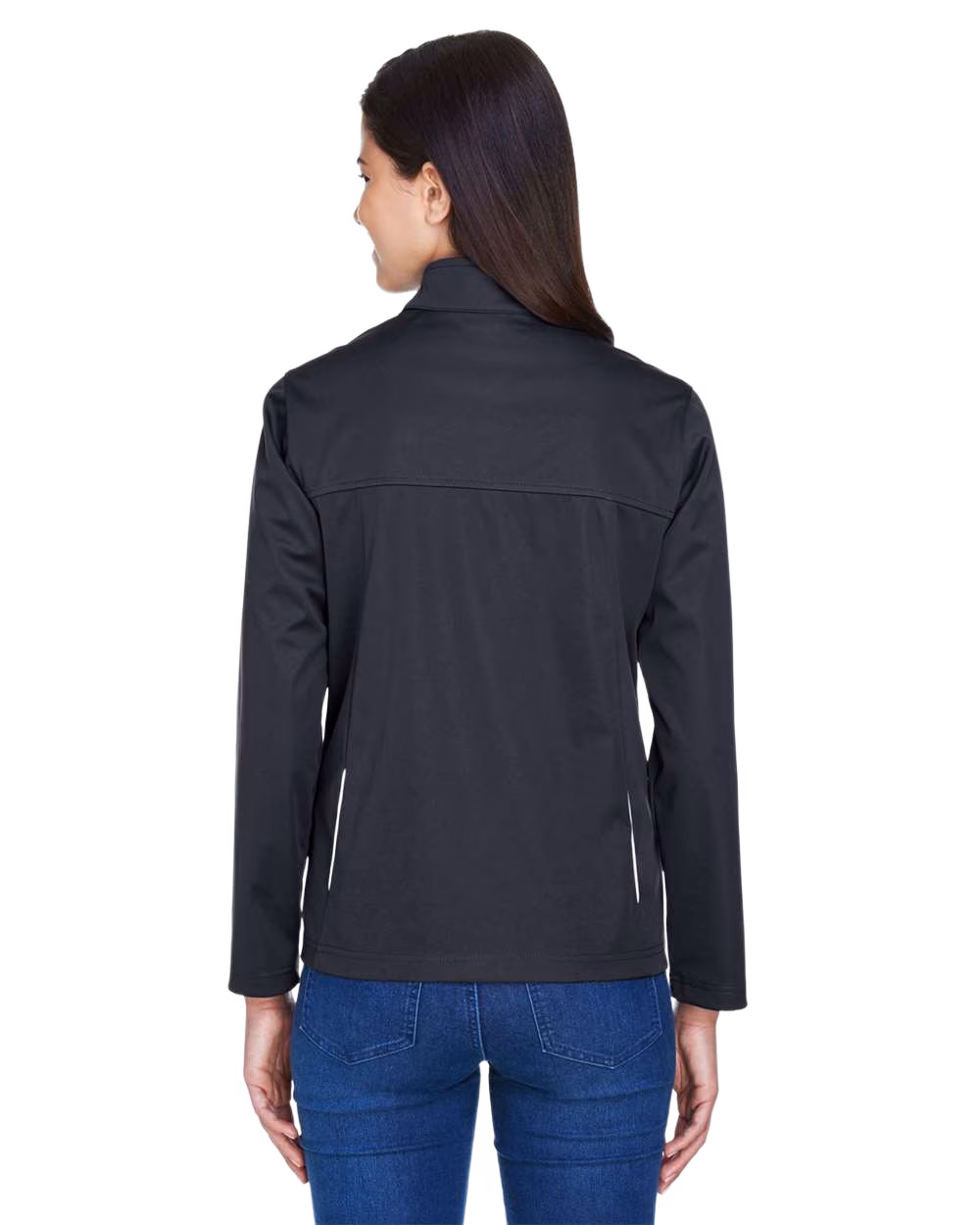 Core 365 Women's Embroidered Techno Lite Three-Layer Knit Tech-Shell