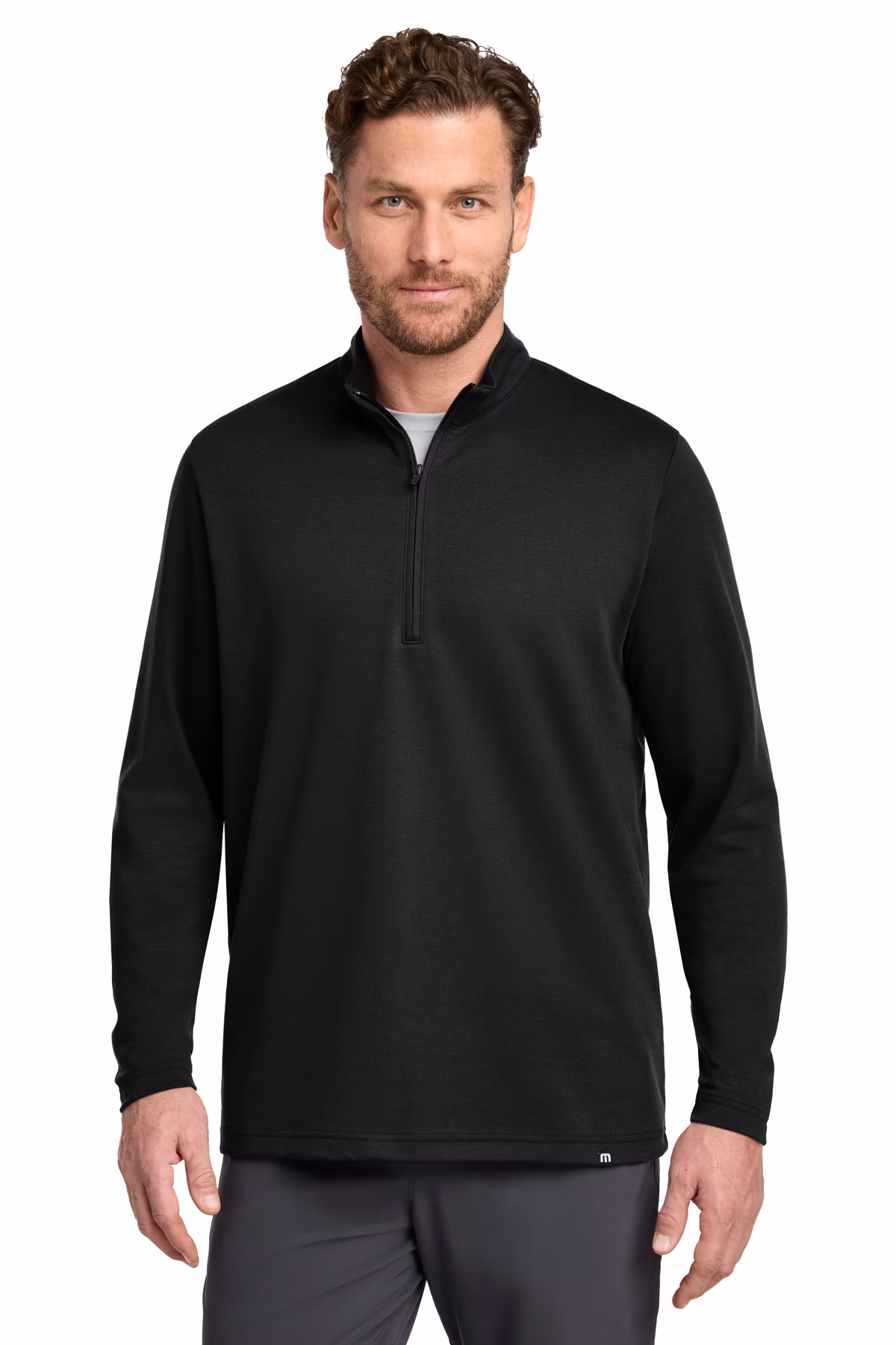 TravisMathew Embroidered Men's Coveside 1/4-Zip Image - TravisMathew Embroidered Men's Coveside 1/4-Zip