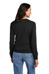 Brooks Brothers Embroidered Women's Washable Merino V-Neck Sweater Thumb