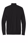 Brooks Brothers Embroidered Men's Washable Merino Birdseye 1/4-Zip Sweater Thumb