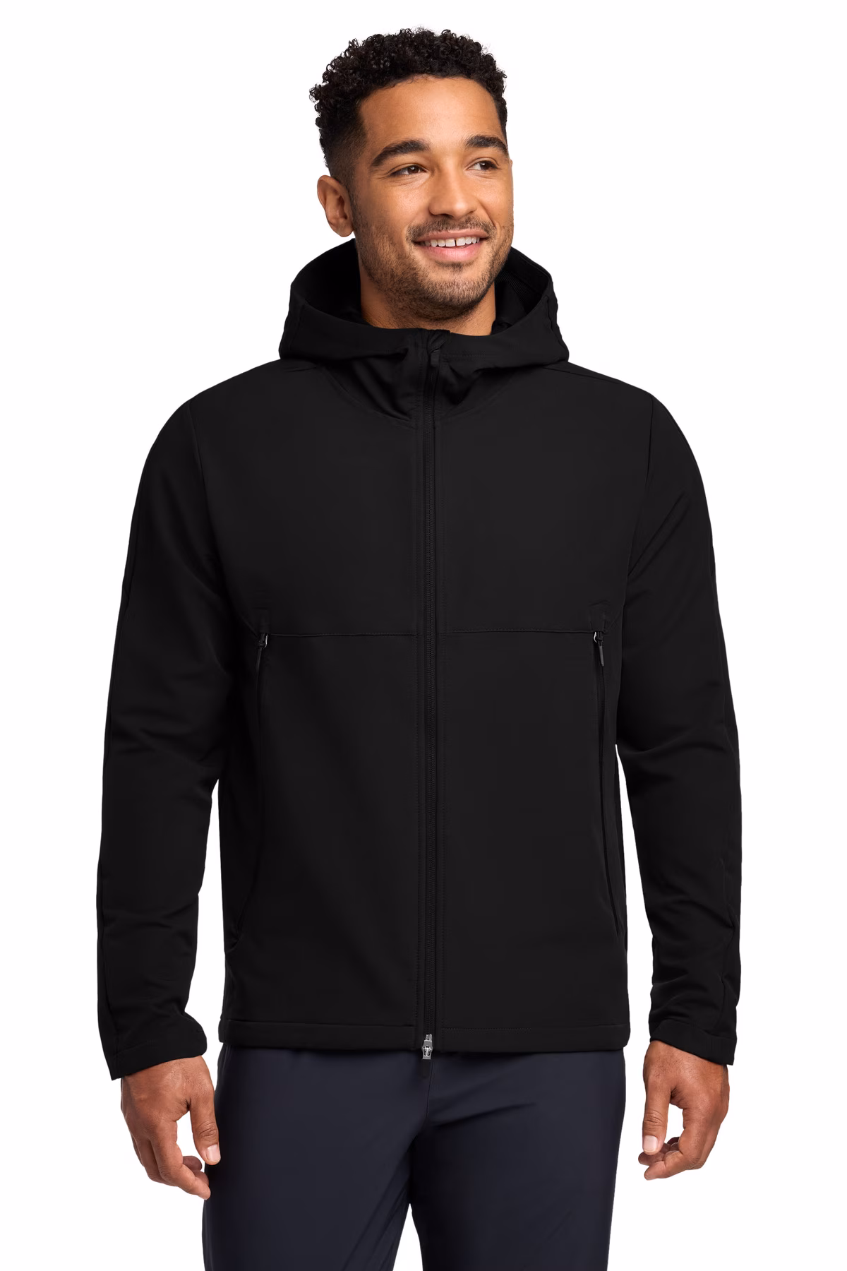 Nike Embroidered Men's Hooded Soft Shell Jacket Image - Nike Embroidered Men's Hooded Soft Shell Jacket
