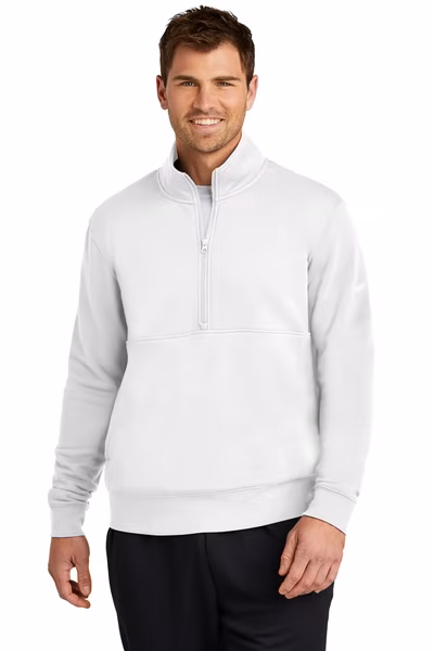 Nike Embroidered Men's Club Fleece Sleeve Swoosh 1/2-Zip