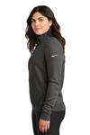 Nike Embroidered  Women's Club Fleece Sleeve Swoosh 1/2-Zip Thumb