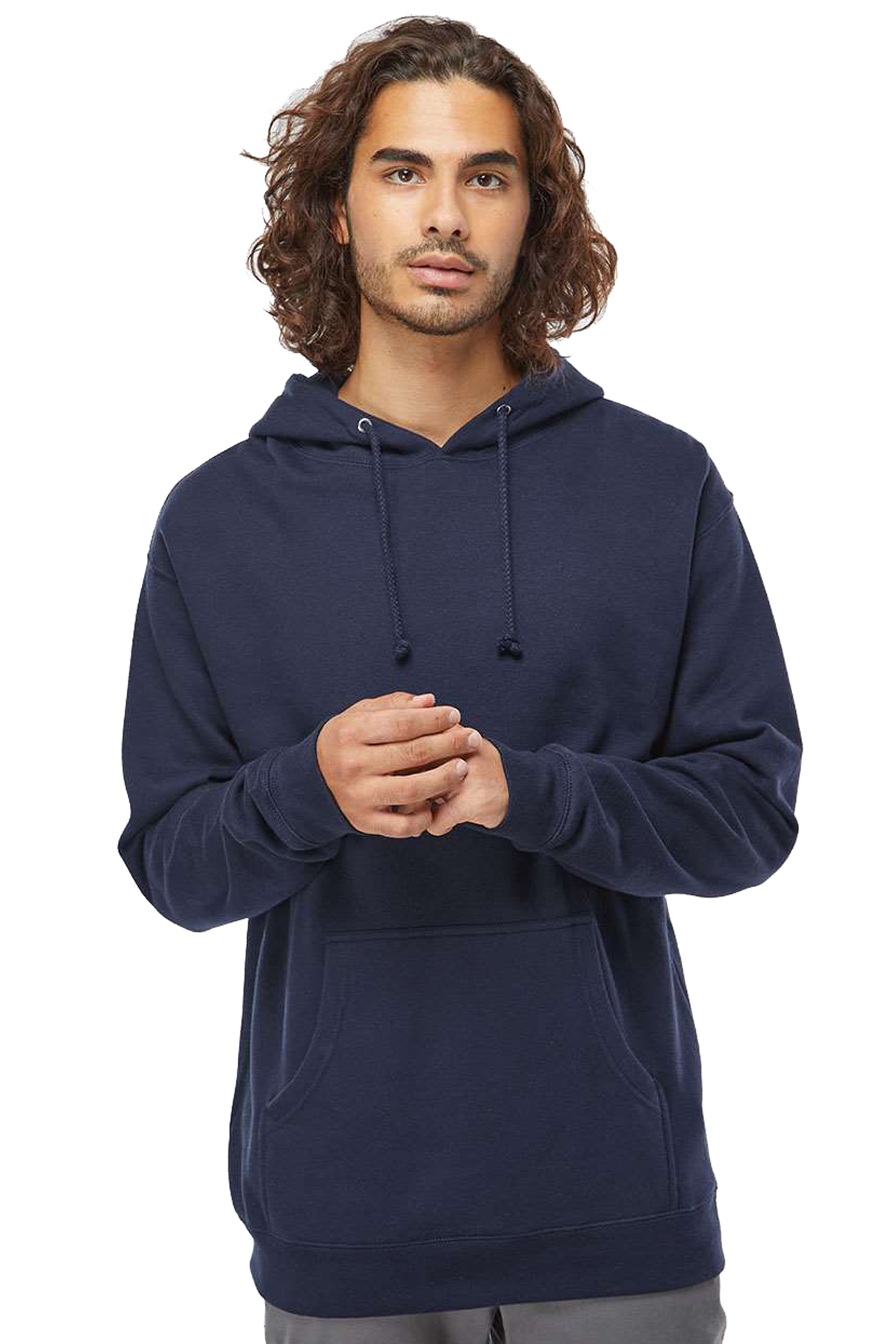 Independent Trading Co. Embroidered Men's Heavyweight Hooded Sweatshirt