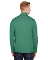 Team 365 Embroidered Men's Zone Sonic Heather Performance Quarter-Zip Thumb