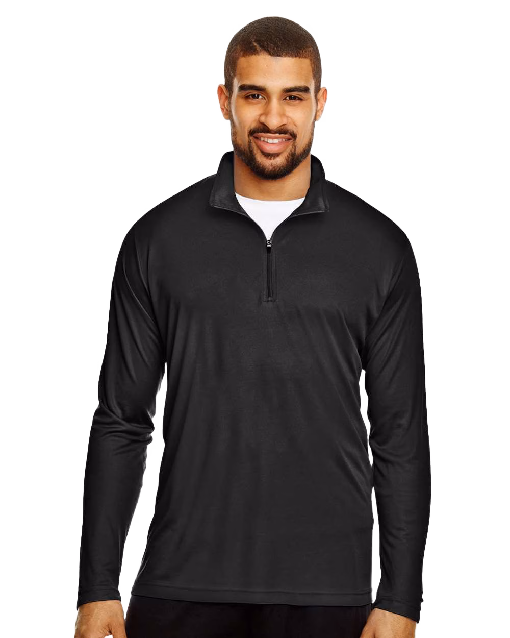 Team 365 Printed Men's Zone Performance Quarter-Zip