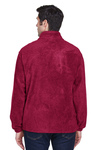 Harriton Embroidered Men's 8 oz. Full-Zip Fleece Thumb