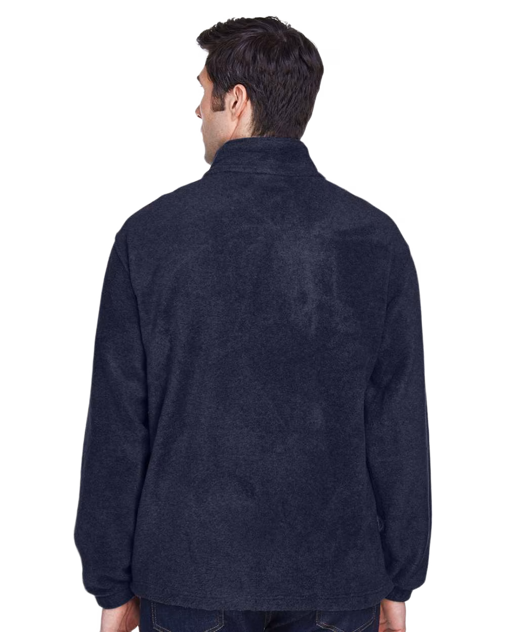 Harriton Embroidered Men's 8 oz. Full-Zip Fleece