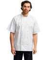 Artisan Collection Embroidered Unisex Short-Sleeve Chef's Jacket Thumb