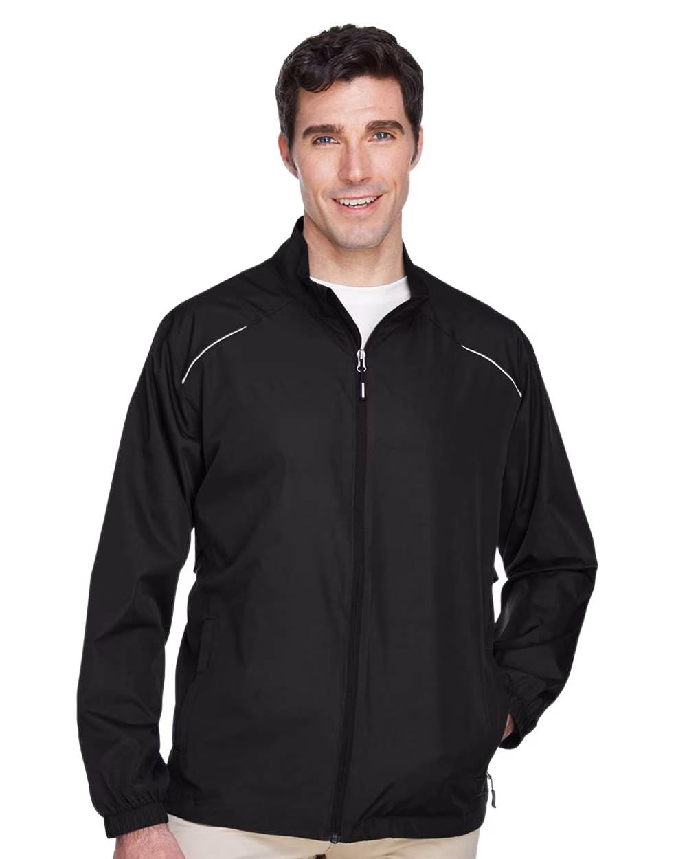 CORE 365 Embroidered Men's Techno Lite Motivate Unlined Lightweight Jacket Image - CORE 365 Embroidered Men's Techno Lite Motivate Unlined Lightweight Jacket