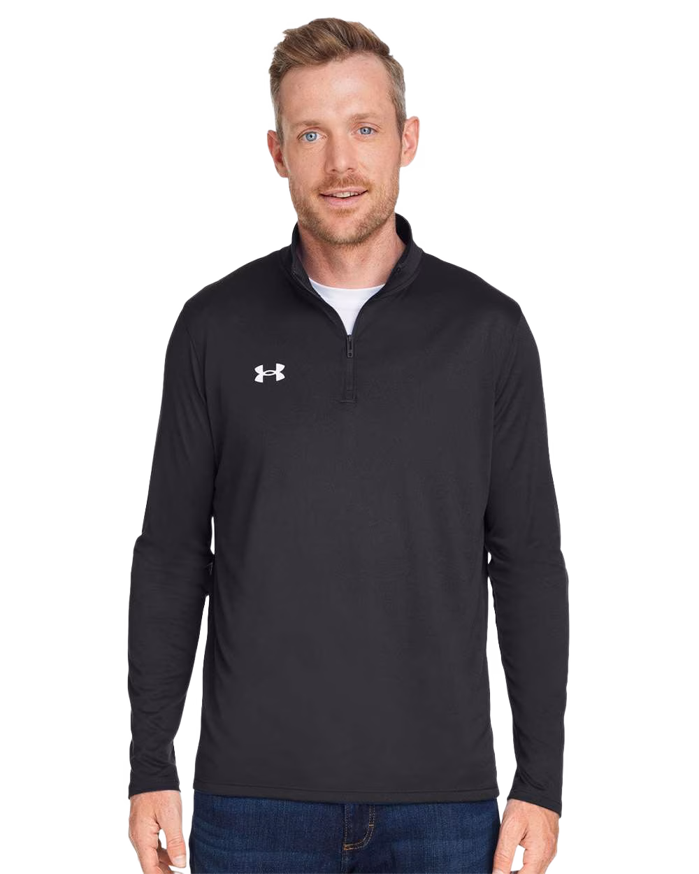 Under Armour Embroidered Men's Team Tech Quarter-Zip Image - Under Armour Embroidered Men's Team Tech Quarter-Zip