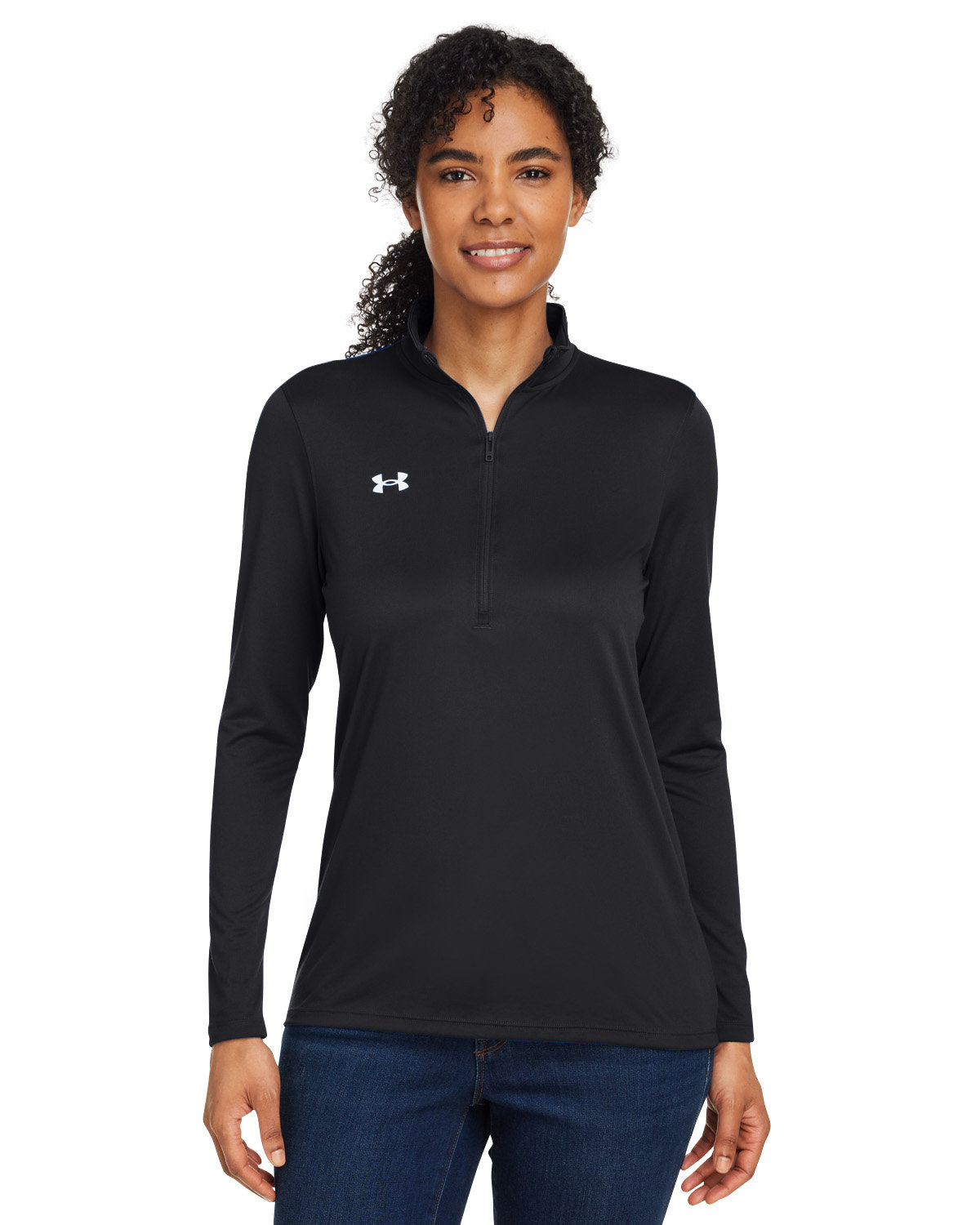 Under Armour Embroidered Women's Team Tech Half-Zip Image - Under Armour Embroidered Women's Team Tech Half-Zip