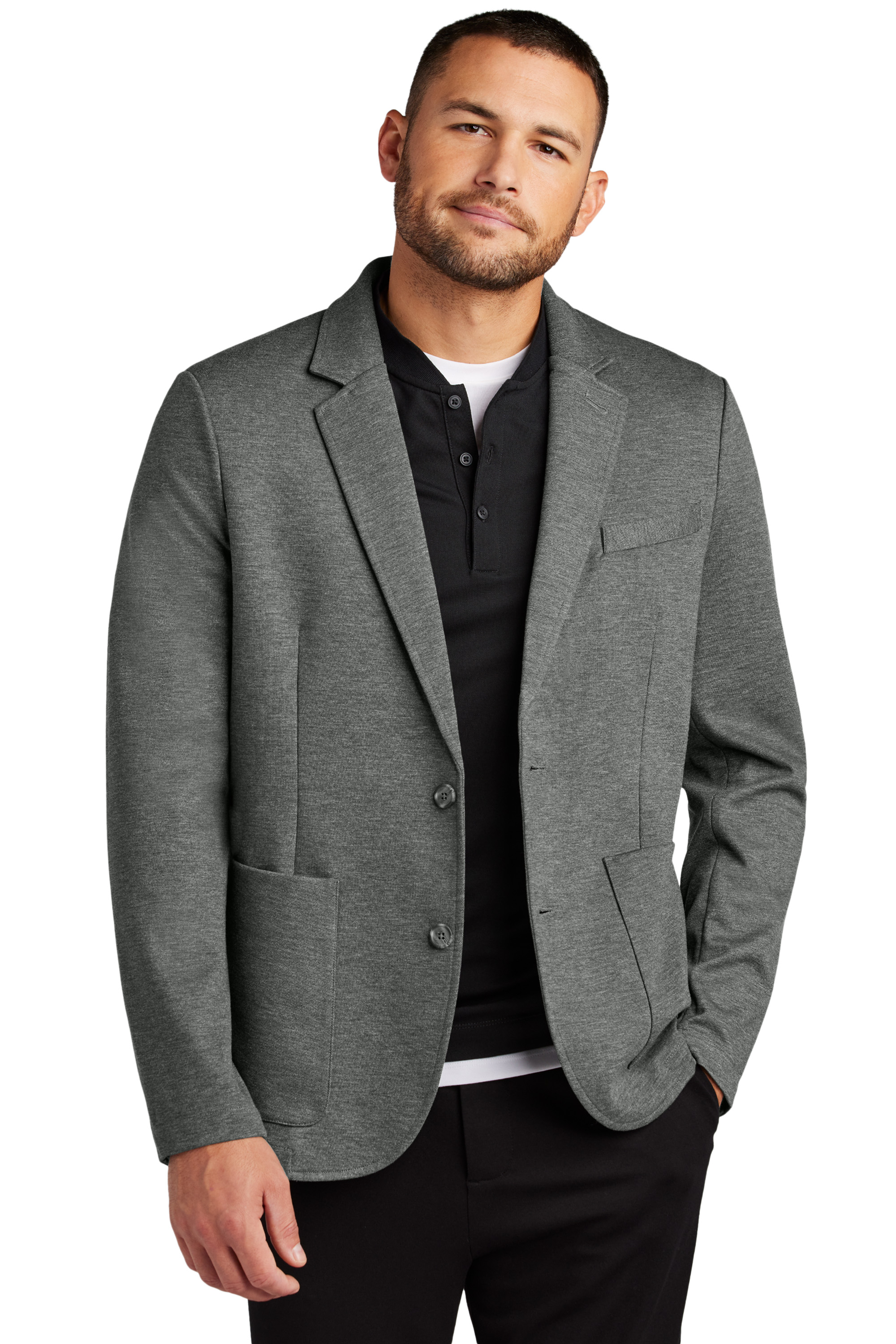 Mercer+Mettle Embroidered Men's Relaxed Knit Blazer