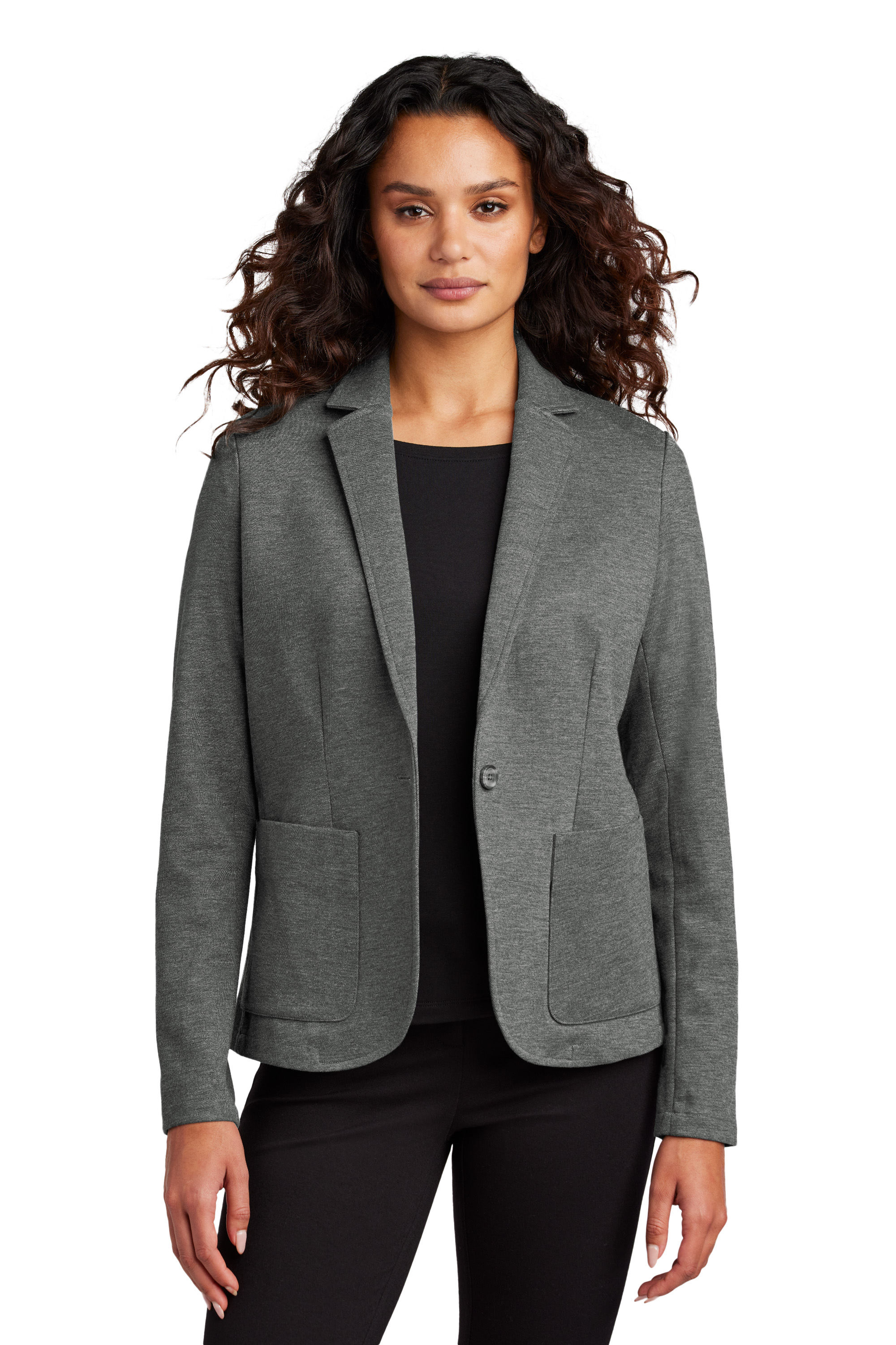 Mercer+Mettle Embroidered Women's Relaxed Knit Blazer