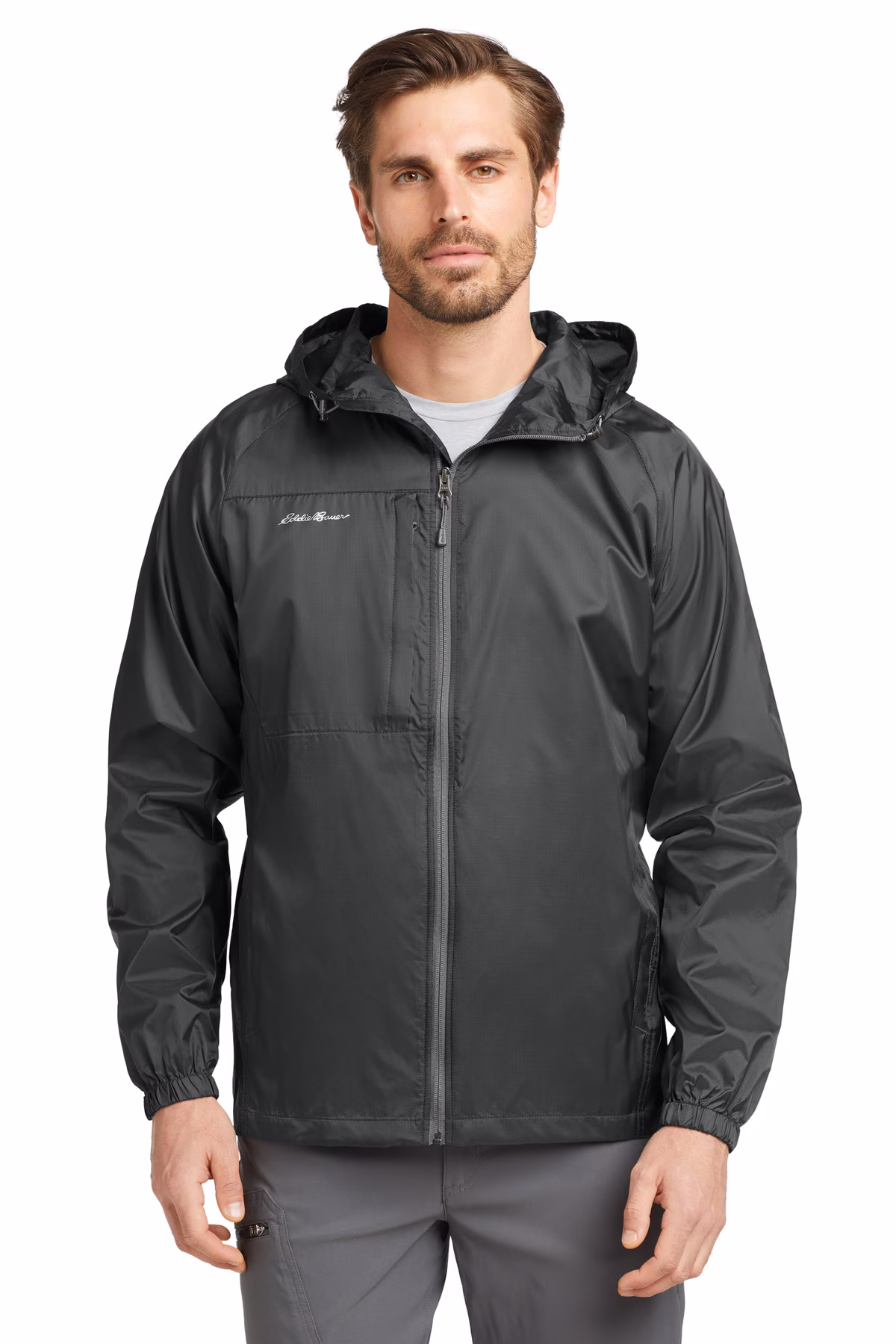 Eddie Bauer Embroidered Packable Wind Jacket