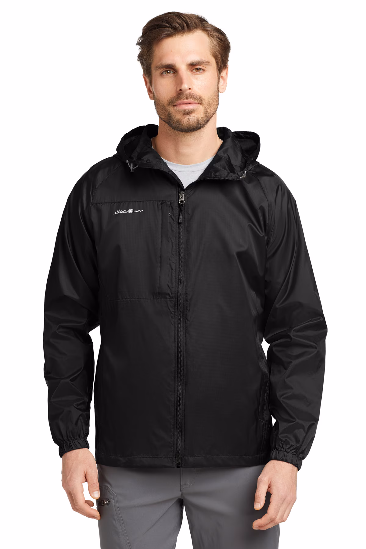 Eddie Bauer Embroidered Packable Wind Jacket Image - Eddie Bauer Embroidered Packable Wind Jacket, Eddie Bauer wind jacket, embroidered windbreaker, custom Eddie Bauer jacket, packable wind jacket, lightweight windbreaker, corporate logo jacket, embroidered outdoor jacket, branded wind jacket, travel windbr
