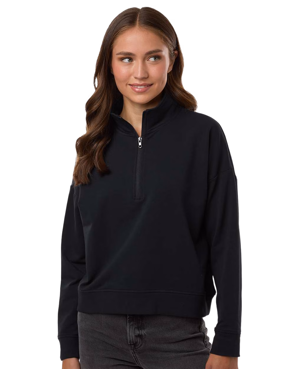Independent Trading Co. Embroidered Women's Perform Quarter-Zip Image - Independent Trading Co. Embroidered Women's Perform 1/4 Zip
