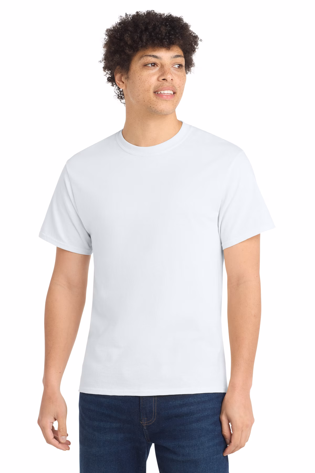 Port & Company Embroidered Men's Core Cotton Tee Image - Port & Company Embroidered Men's Core Cotton Tee