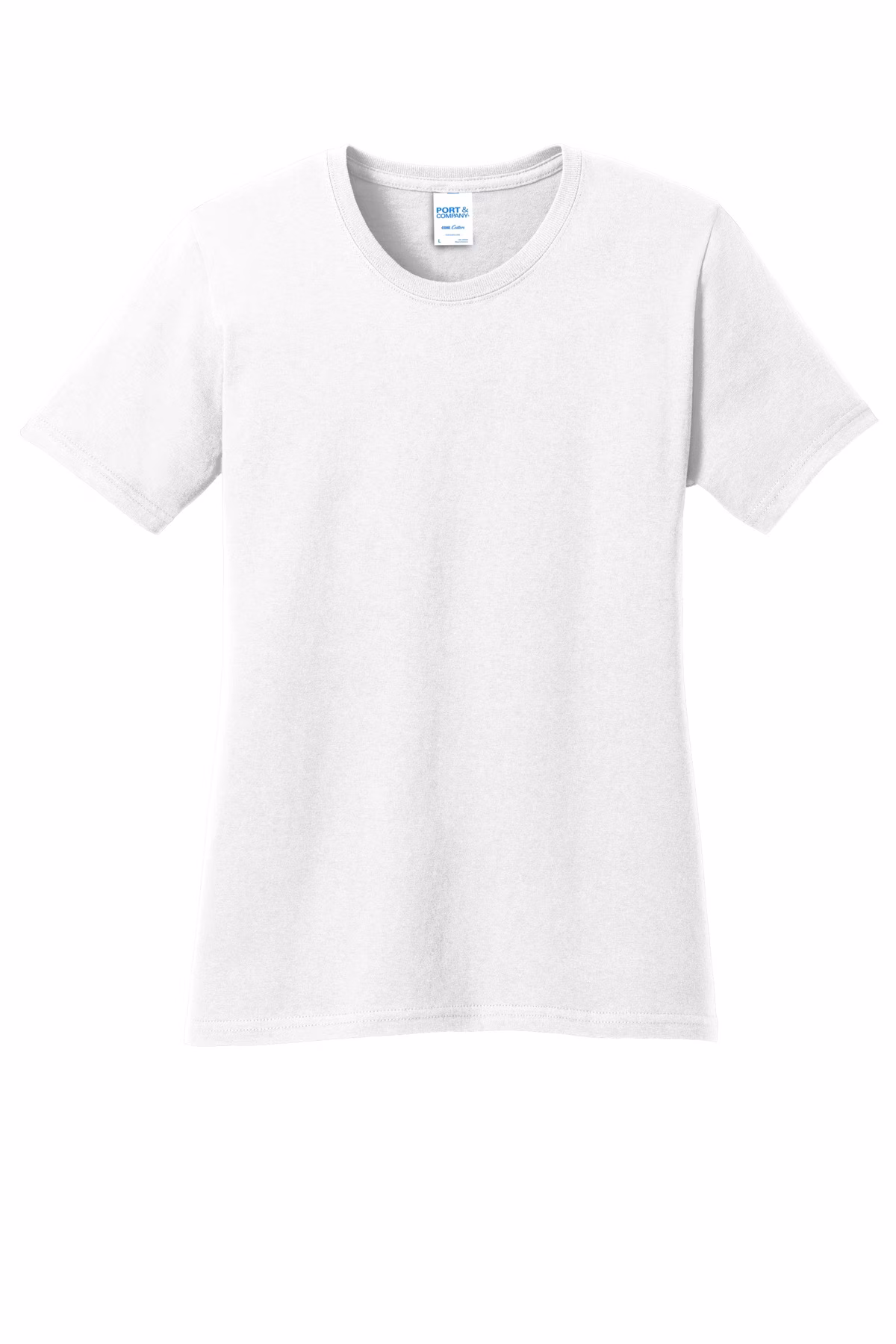 Port & Company Embroidered Women's Core Cotton Tee