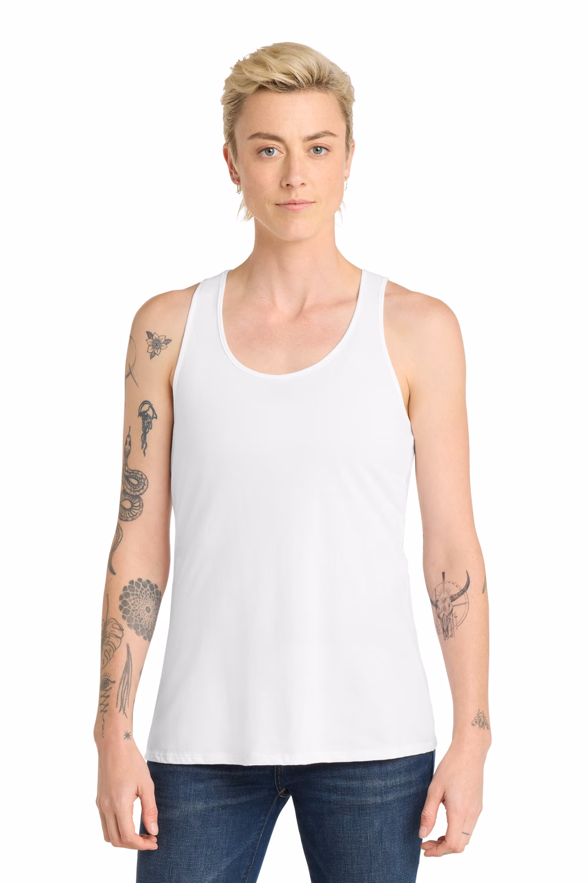 District Embroidered Women's V.I.T. Gathered Back Tank Image - District Embroidered Women's V.I.T. Gathered Back Tank