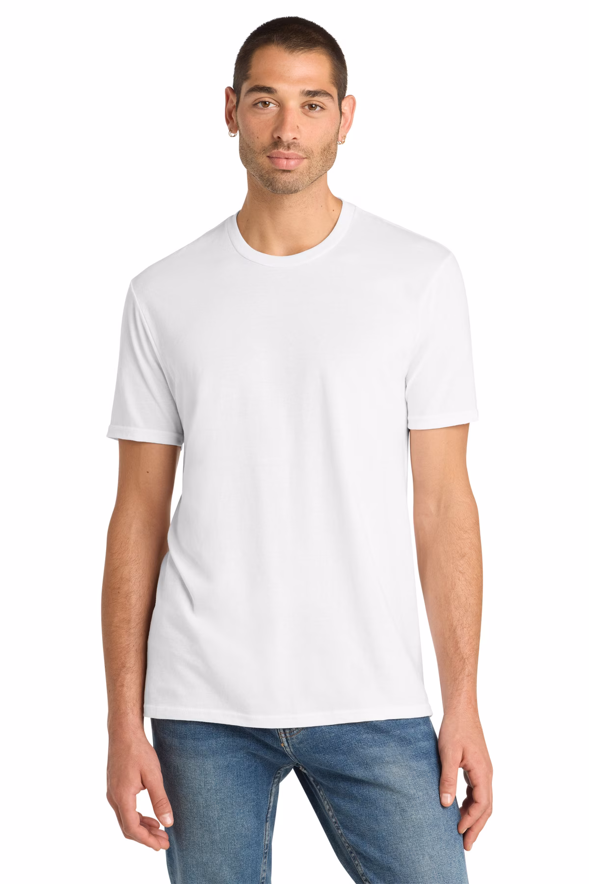 District Embroidered Men's Perfect Blend Tee Image - District Embroidered Men's Perfect Blend Tee