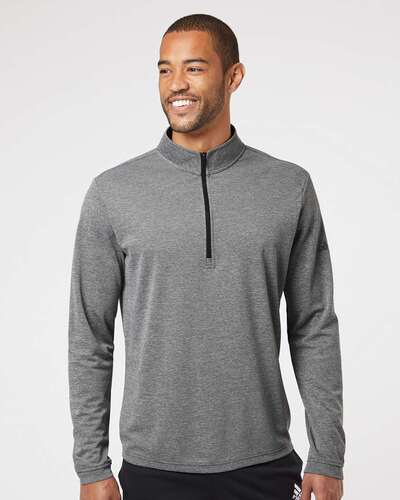 Adidas Embroidered Men's Ultimate365 Lightweight Quarter-Zip
