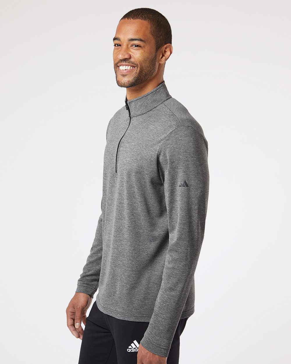 Adidas Embroidered Men's Ultimate365 Lightweight Quarter-Zip