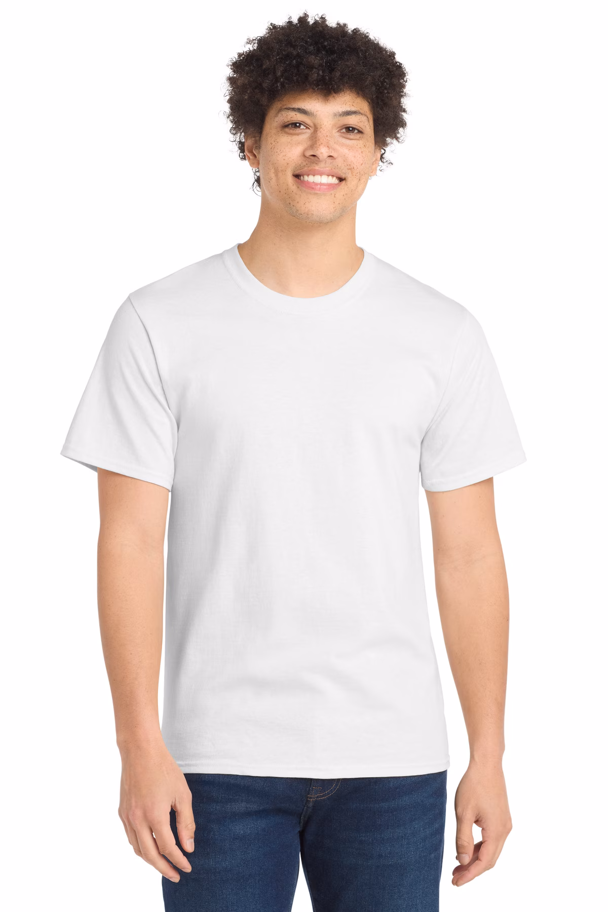 Port & Company Embroidered Men's Essential Tee Image - Port & Company Embroidered Men's Essential Tee