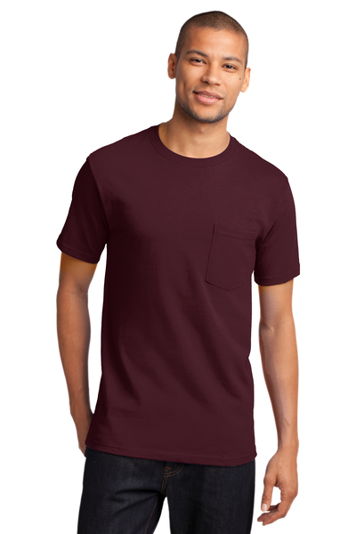 Port & Company Printed Men's Essential Pocket Tee