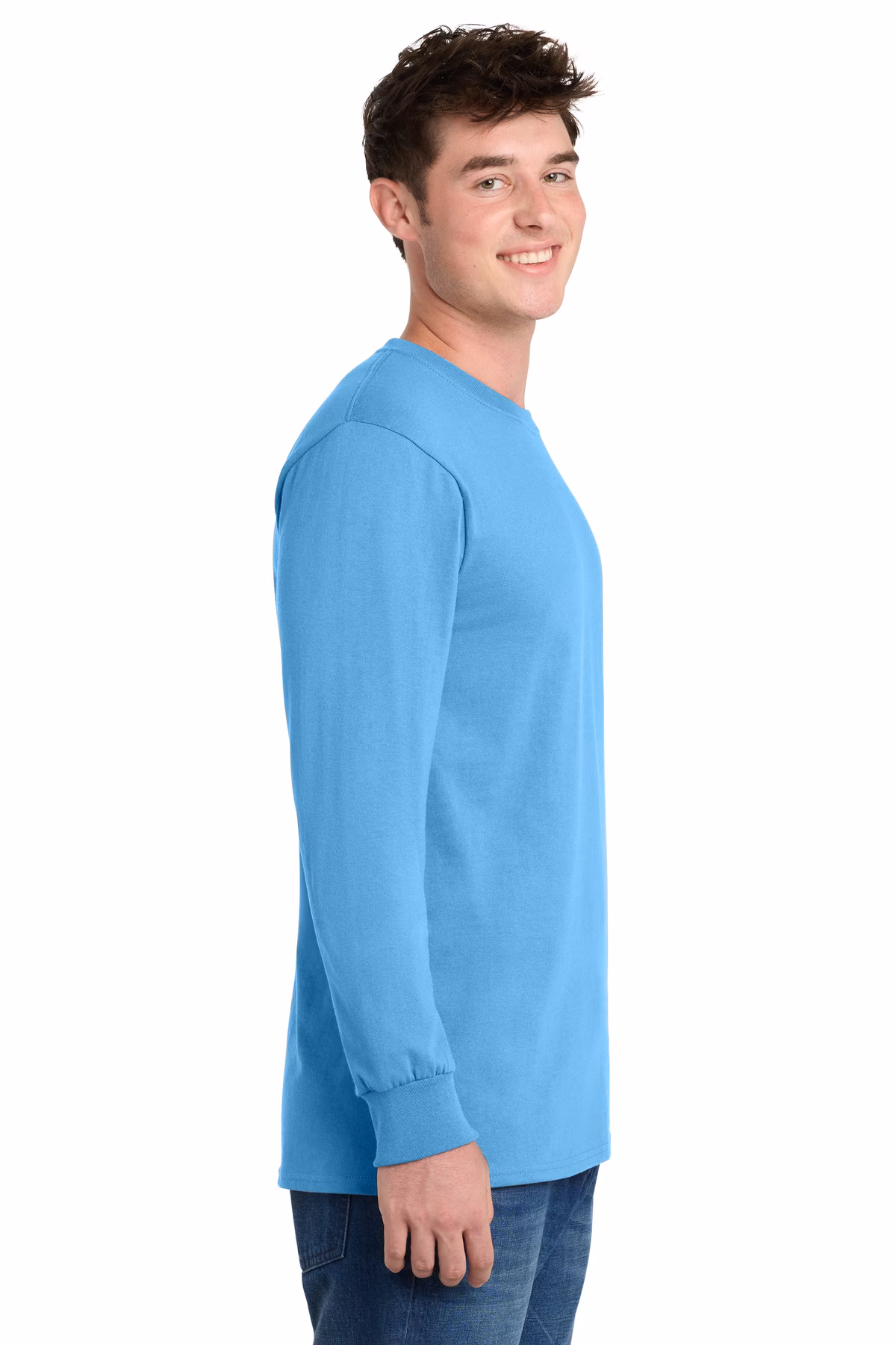 Port & Company Printed Men's Long Sleeve Essential Tee