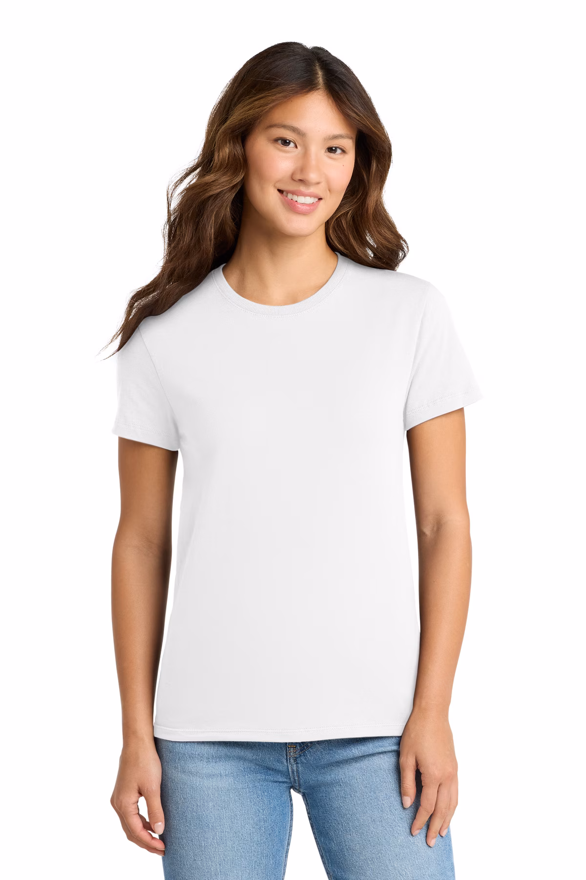 Port & Company Embroidered Women's Essential Tee Image - Port & Company Embroidered Women's Essential Tee
