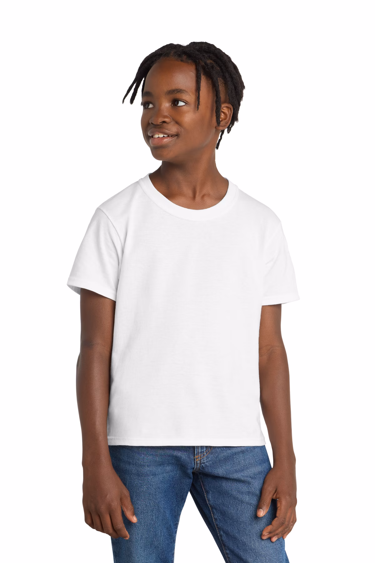 Port & Company Embroidered Youth Essential Tee Image - Port & Company Embroidered Youth Essential Tee