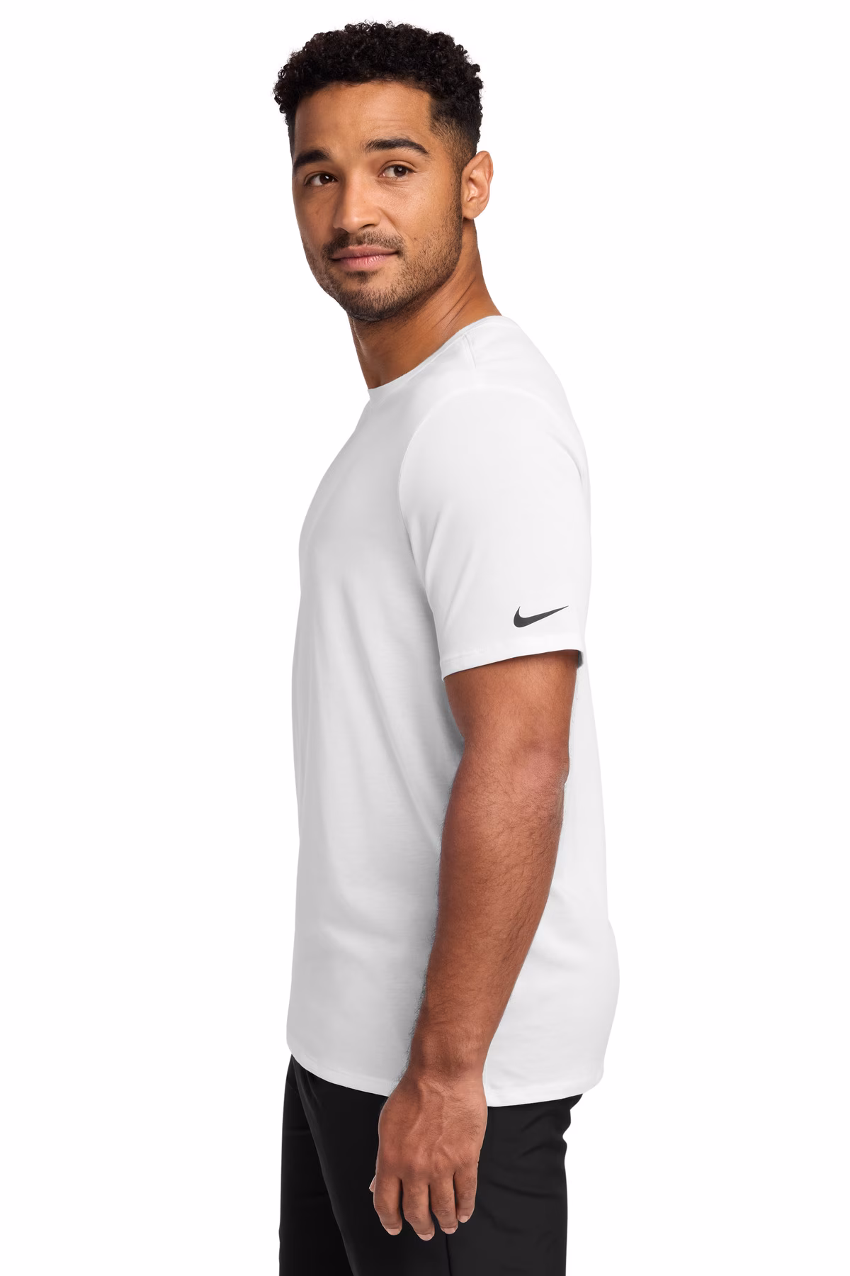 Nike Embroidered Men's Dri-FIT Cotton/Poly Tee