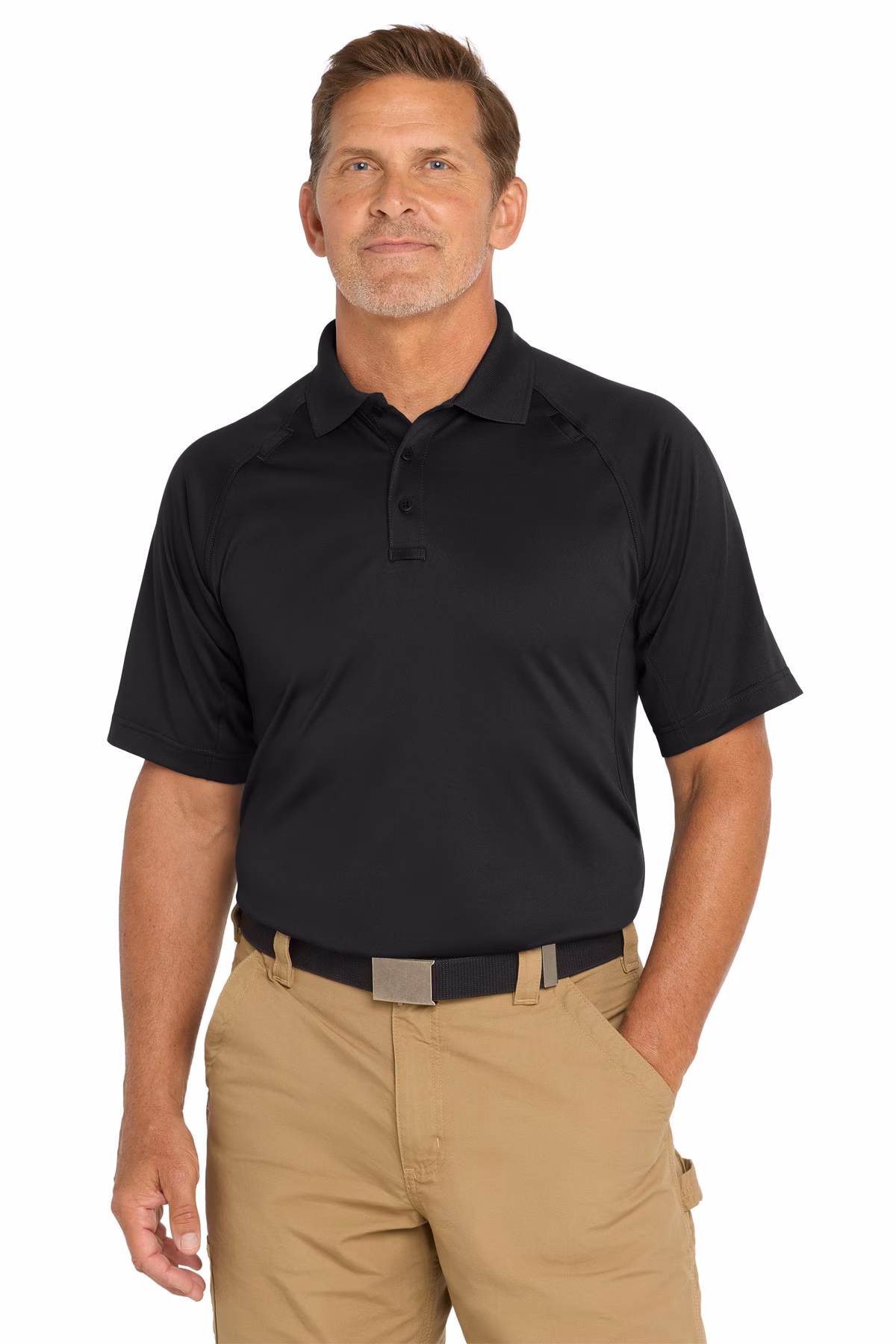 CornerStone Embroidered Men's Select Snag-Proof Tactical Polo