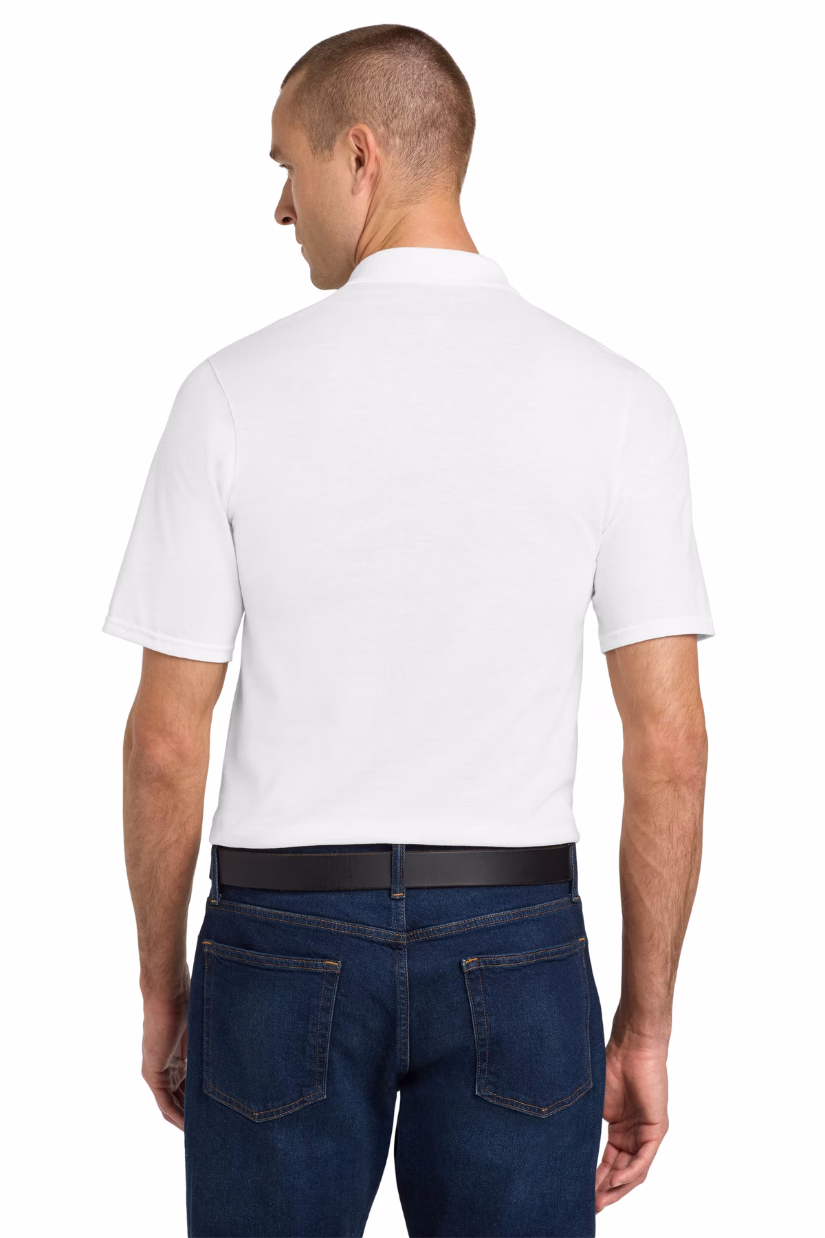 JERZEES Embroidered Men's SpotShield Jersey Knit Sport Shirt with Pocket