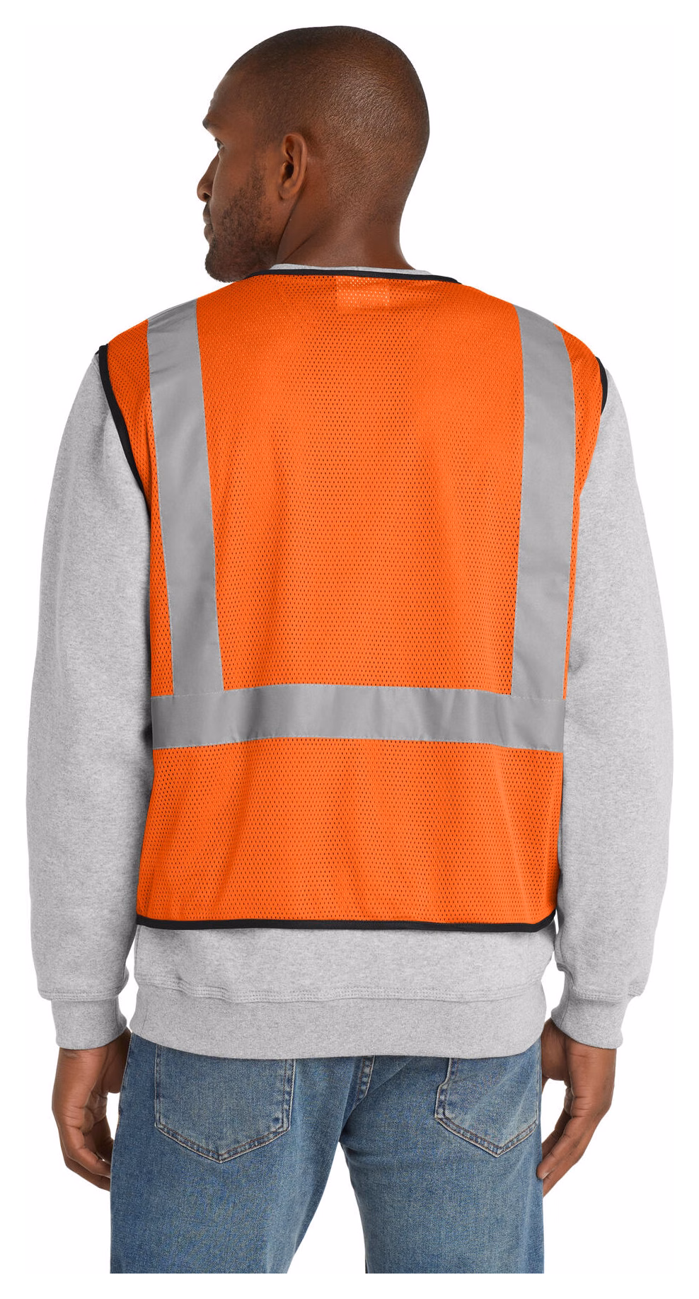 CornerStone Embroidered ANSI 107 Class 2 Economy Mesh One-Pocket Vest