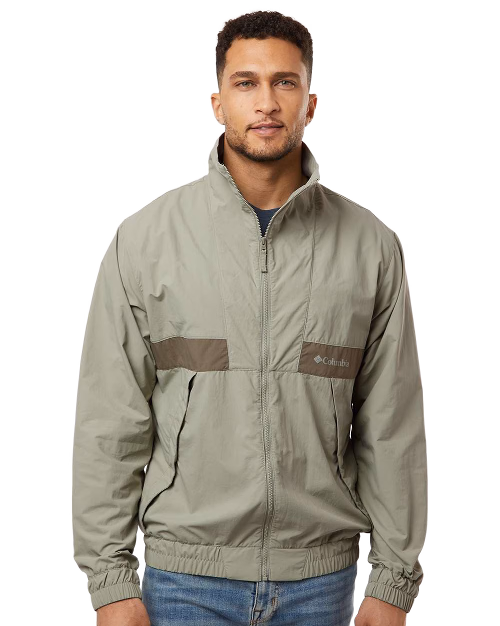 Columbia Embroidered Men's Spire Valley Windbreaker Image - Columbia Embroidered Men's Spire Valley Windbreaker