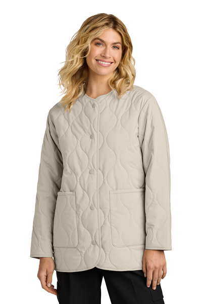 Mercer+Mettle Embroidered Women's Quilted Liner Jacket
