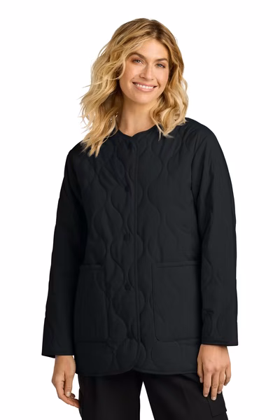 Mercer+Mettle Embroidered Women's Quilted Liner Jacket