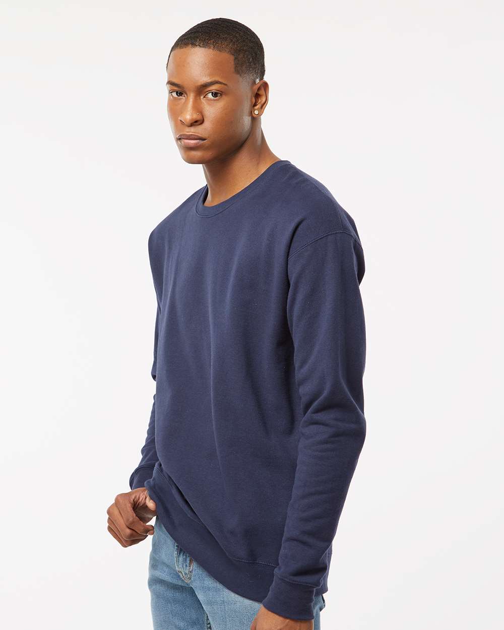 Queensboro Printed Unisex Classic Cotton Crewneck Sweatshirt