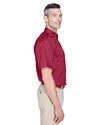 Harriton Embroidered Men's Easy Blend Short-Sleeve Twill Shirt Thumb