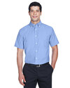 Harriton Embroidered Men's Short-Sleeve Oxford Thumb