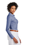 Brooks Brothers Embroidered Women's Wrinkle-Free Stretch Pinpoint Thumb