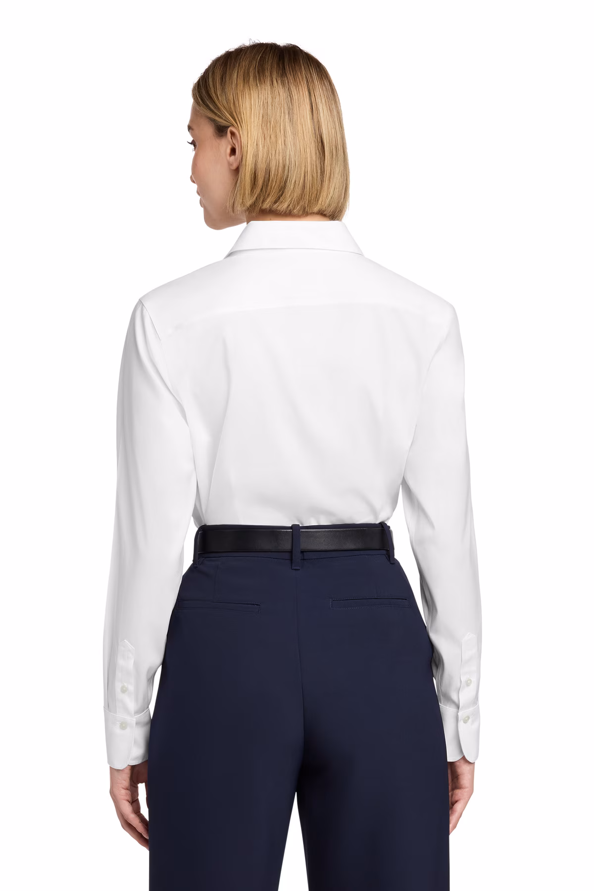 Brooks Brothers Embroidered Women's Wrinkle-Free Stretch Pinpoint
