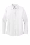 Brooks Brothers Embroidered Women's Wrinkle-Free Stretch Pinpoint Thumb